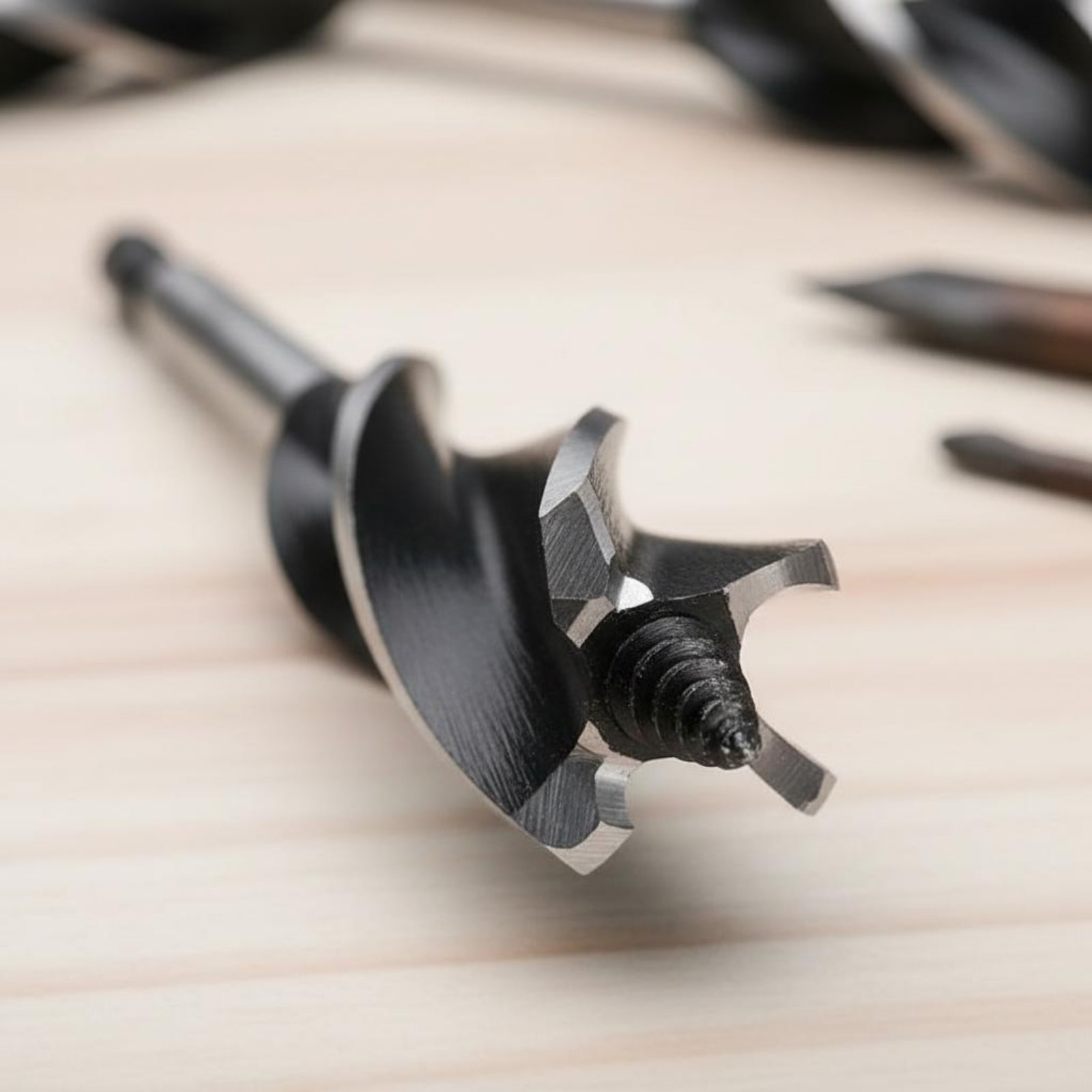 Woodworking Drill Bits - Door Lock Hole Cutter Screw Tip