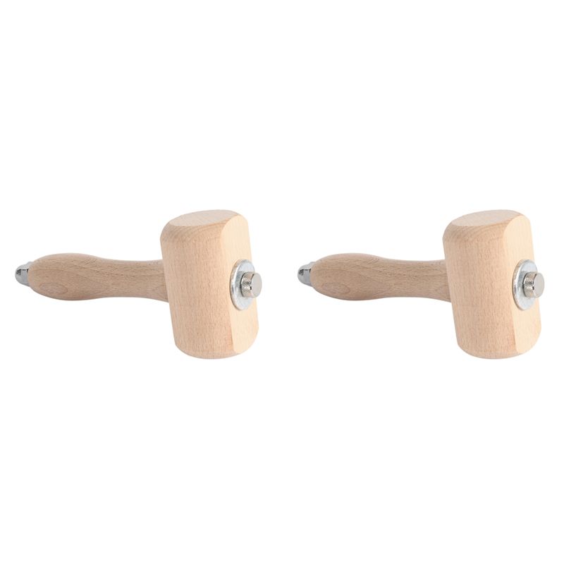 Wooden Mallet Carving - A60Z2X Wooden Mallet Leathercraft Carving Hammer