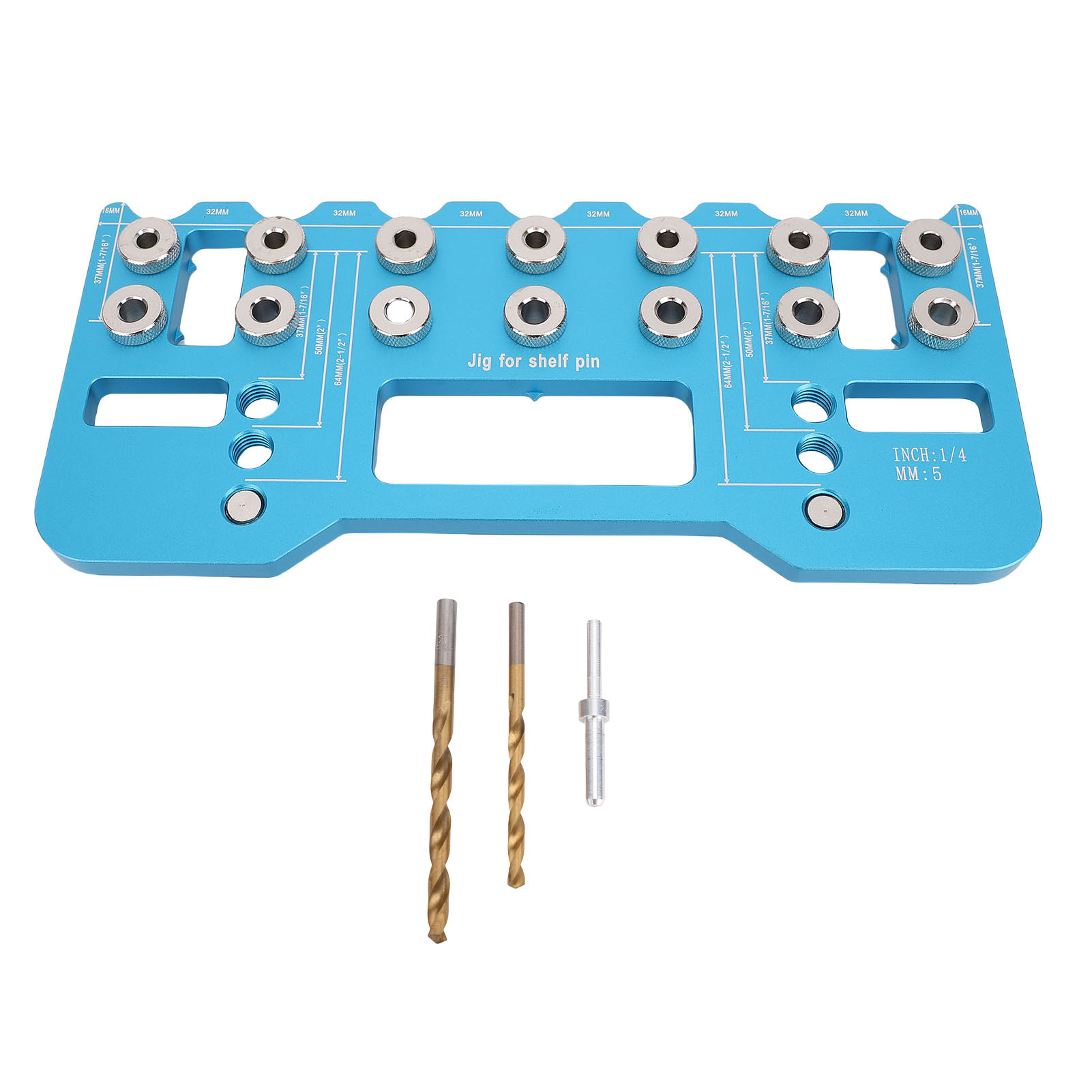 Woodworking Drill Bits - Cabinet Handle Install Template Positioning Shelf