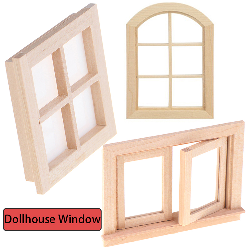 1pcs  DIY Double Window 1/12 D - مراجعة Woodworking Veneer وسعره