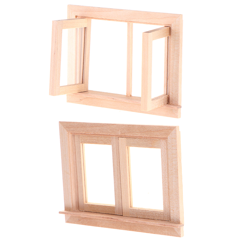 1pcs  DIY Double Window 1/12 D - مراجعة Woodworking Veneer وسعره