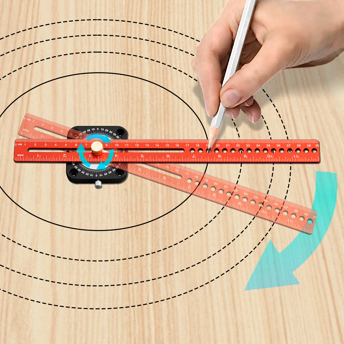 New Woodworking Scriber 360° P - مراجعة Marking Gauge Tool وسعره