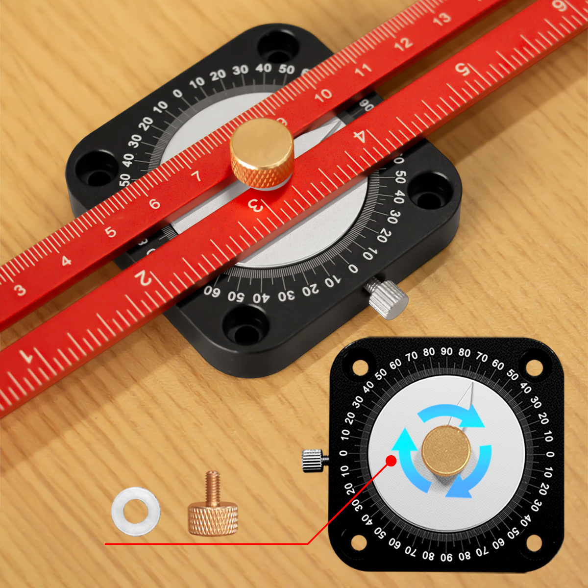 New Woodworking Scriber 360° P - مراجعة Marking Gauge Tool وسعره