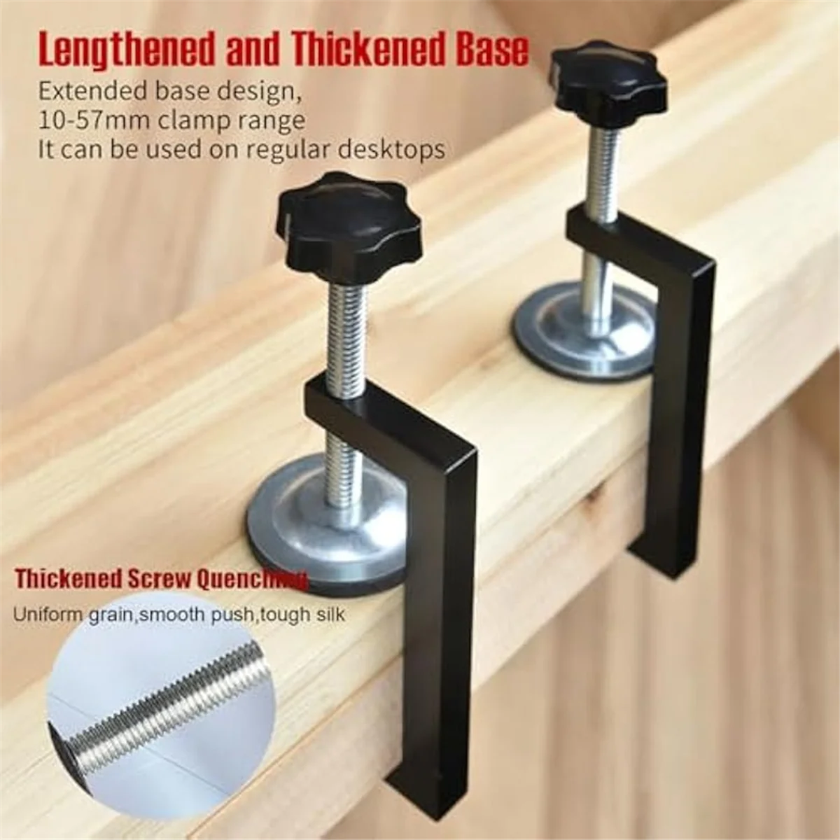 A06K 4pc G Clamps for Woodwork - مراجعة Woodworking Drills وسعره