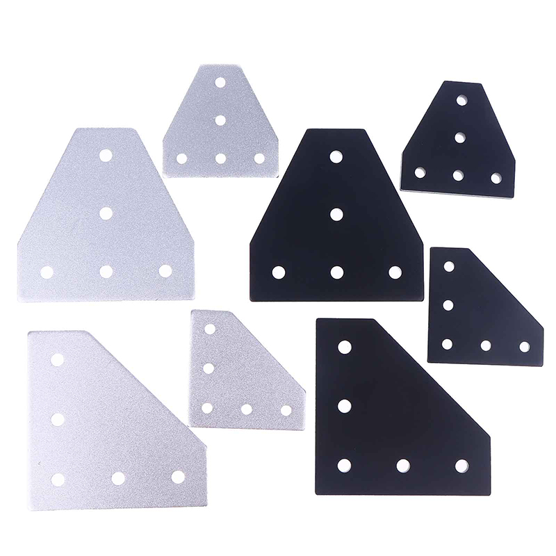 1Pc 5 Hole Corner Angle Bracke - مراجعة Woodworking Joint Types وسعره