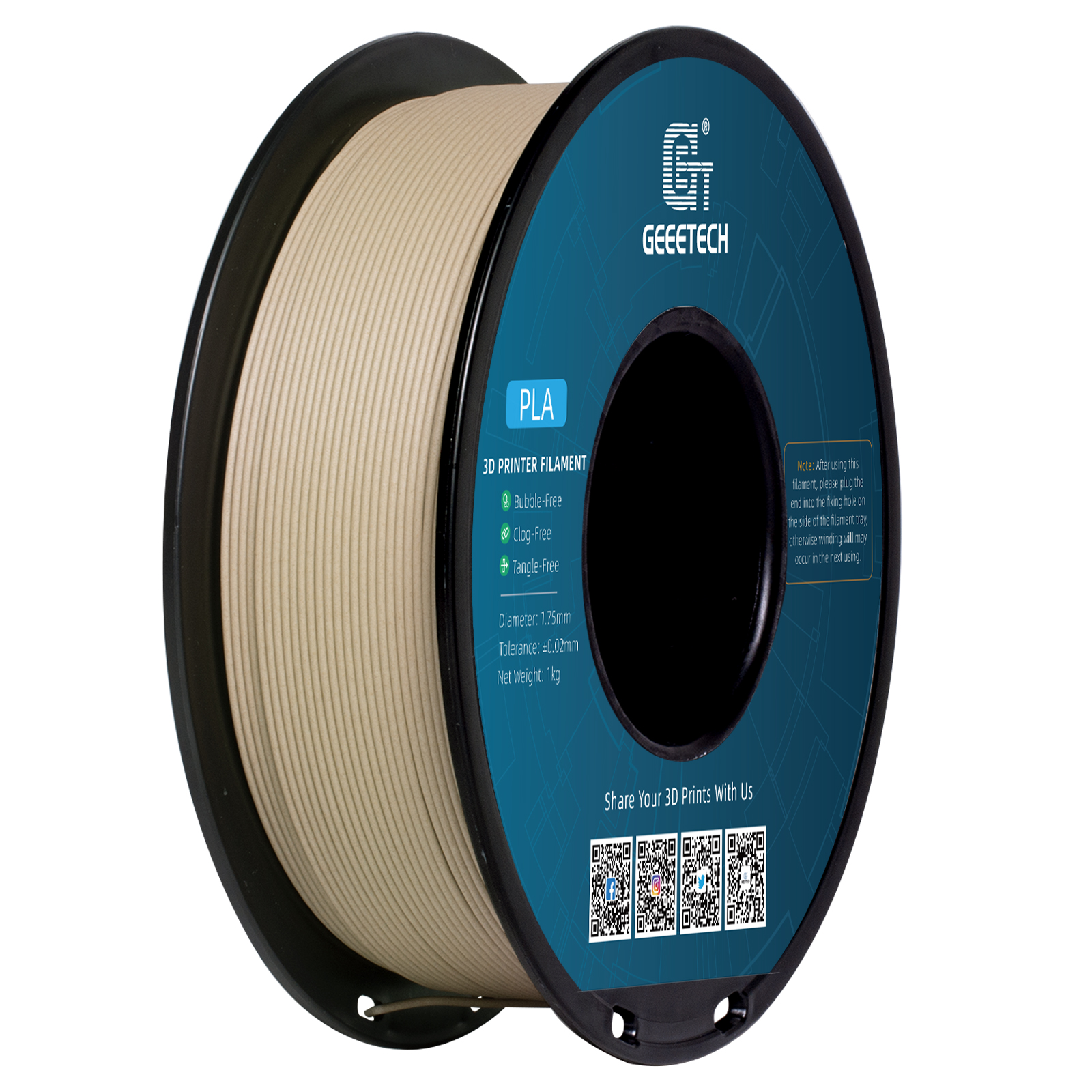 Geeetech Wood PLA 1kg 1.75mm F - مراجعة Woodworking Vacuum Press وسعره