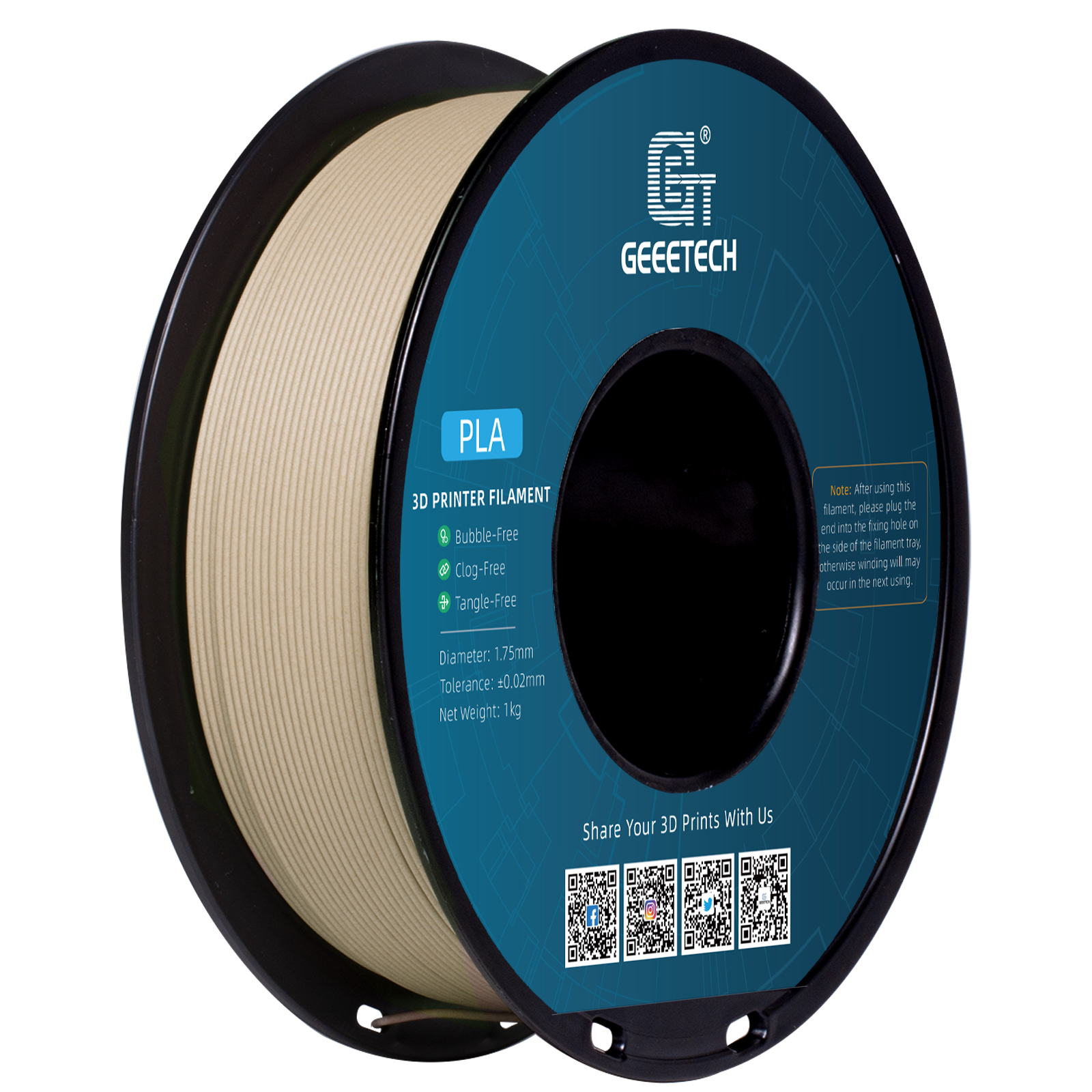 Geeetech Wood PLA 1kg 1.75mm F - مراجعة Woodworking Vacuum Press وسعره