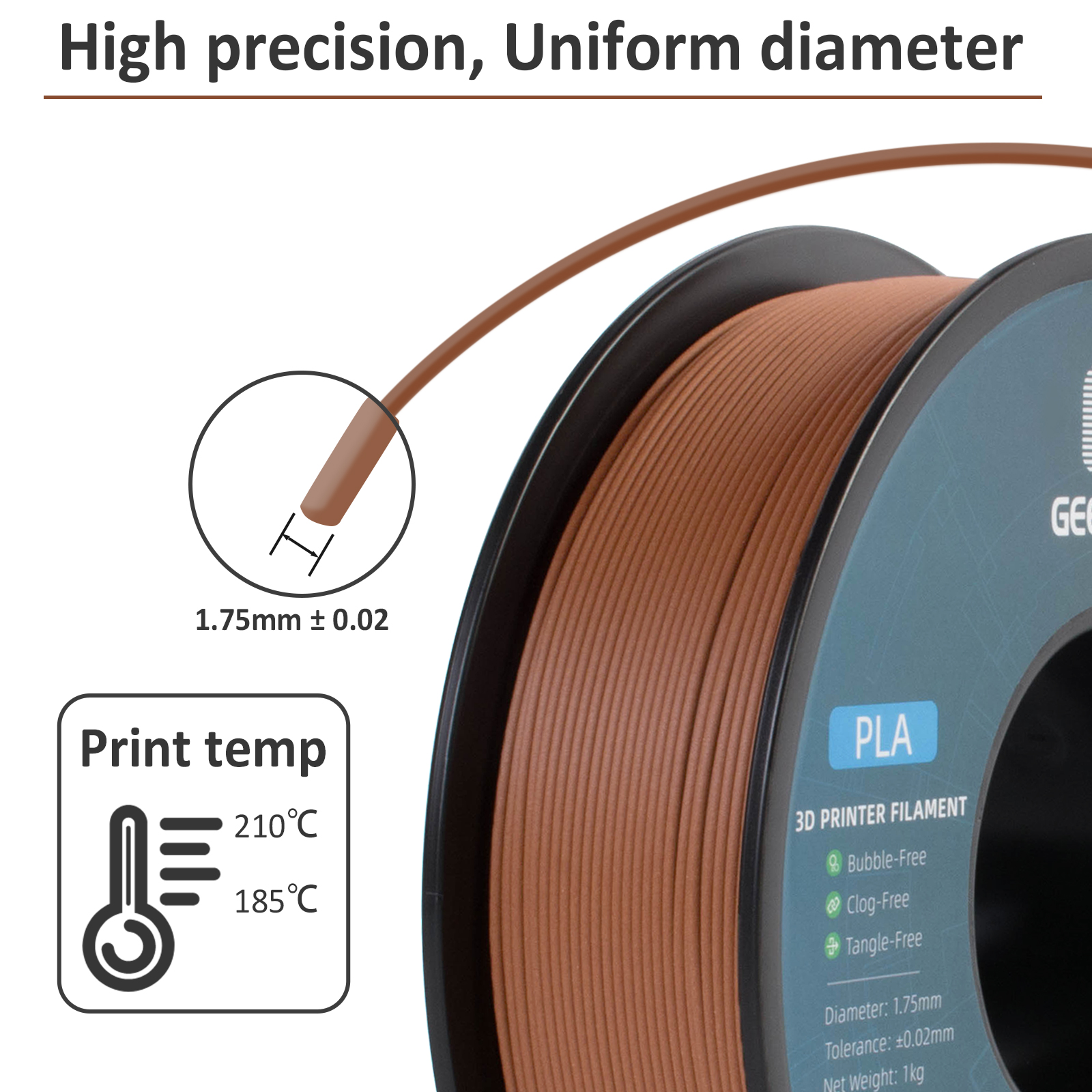 Geeetech Wood PLA 1kg 1.75mm F - مراجعة Woodworking Vacuum Press وسعره