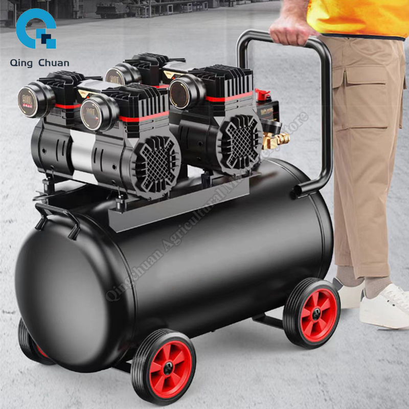 Air Compressor Small 220V 40L  - مراجعة Woodworking Oil وسعره