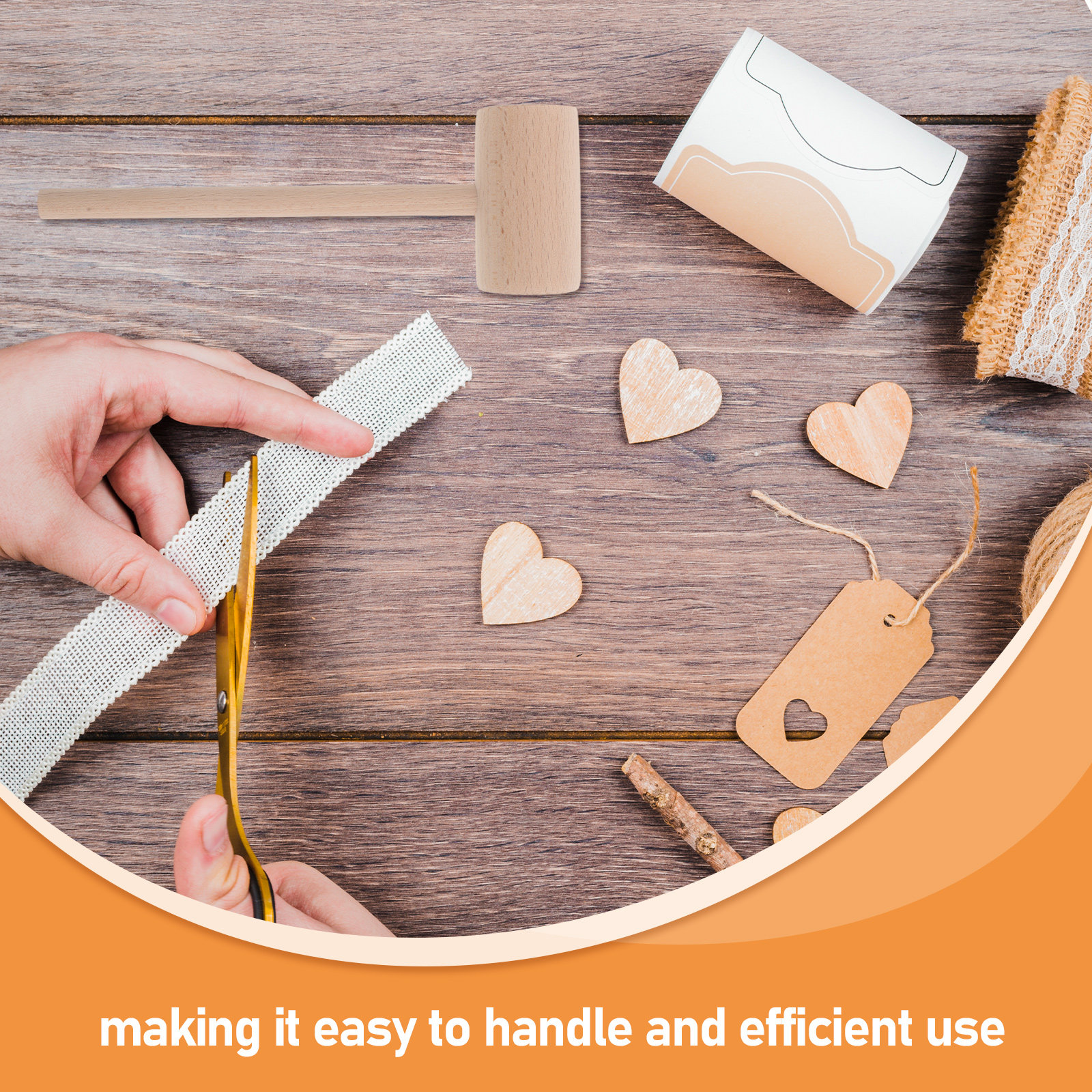 Wooden Crafting Hammer DIY Woo - مراجعة Wooden Mallet Carving وسعره