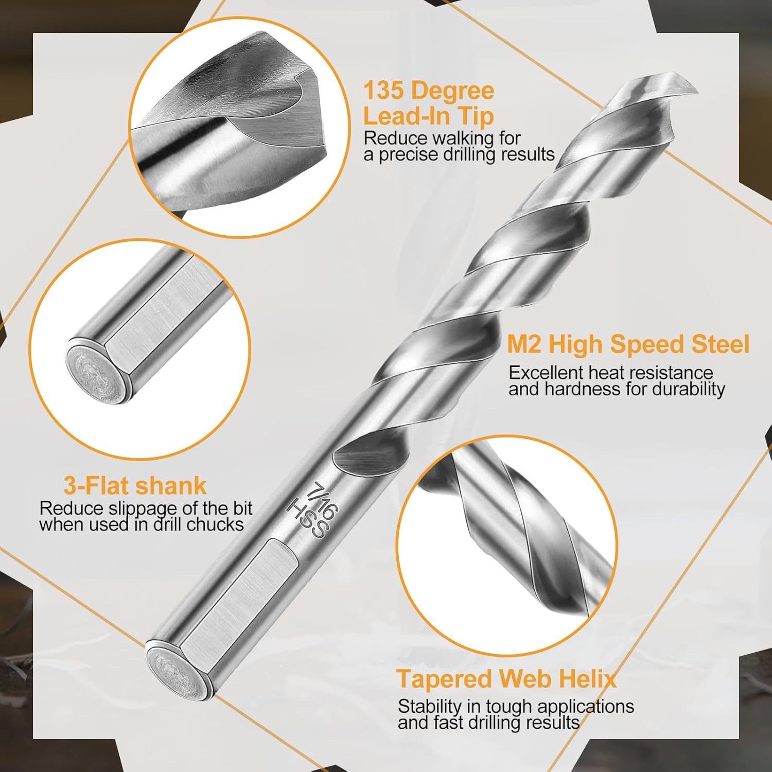 1/4-18 NPT Tap & 7/16 Drill Bi - مراجعة Woodworking Drill Bits وسعره