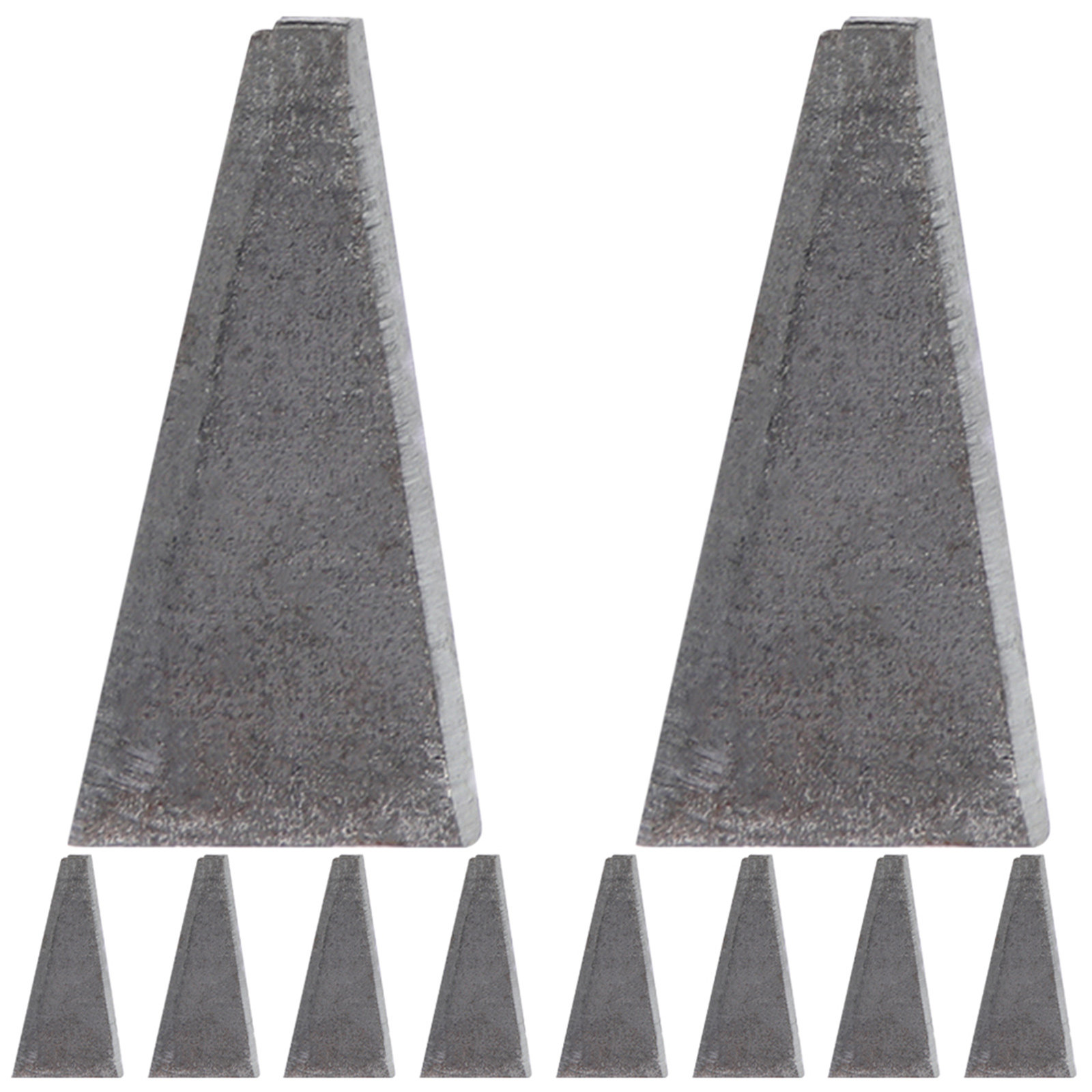 10pcs Axe Wedge Triangular Ham - مراجعة Wooden Mallet Carving وسعره