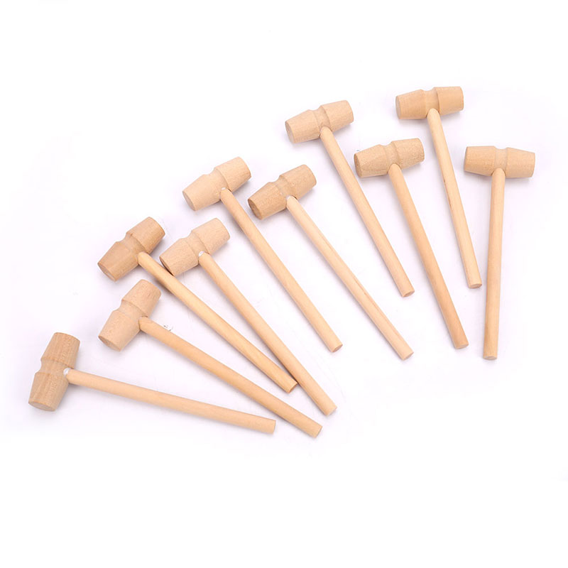 10 Pieces Mini Unique Kitchen  - مراجعة Wooden Mallet Carving وسعره