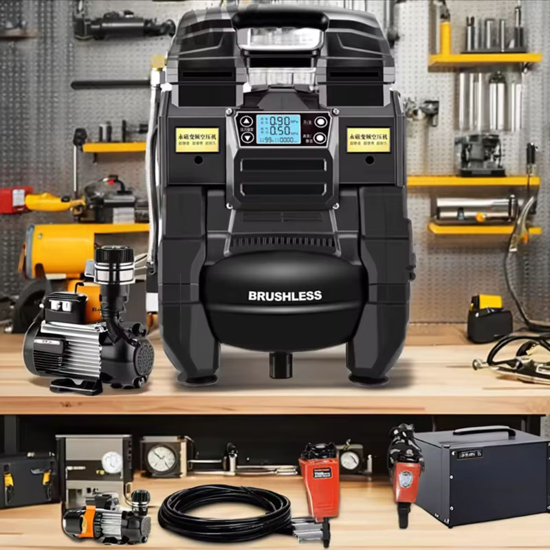 Portable Small Oil-Free Air Co - مراجعة Woodworking Oil وسعره