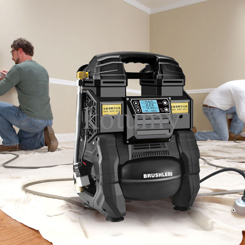 Portable Small Oil-Free Air Co - مراجعة Woodworking Oil وسعره