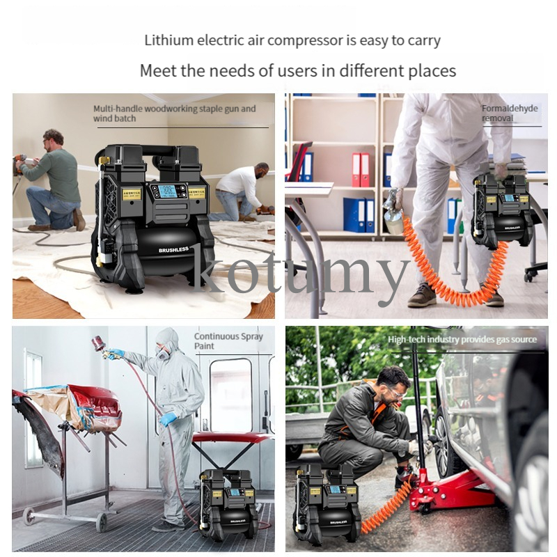 Portable Small Oil-Free Air Co - مراجعة Woodworking Oil وسعره