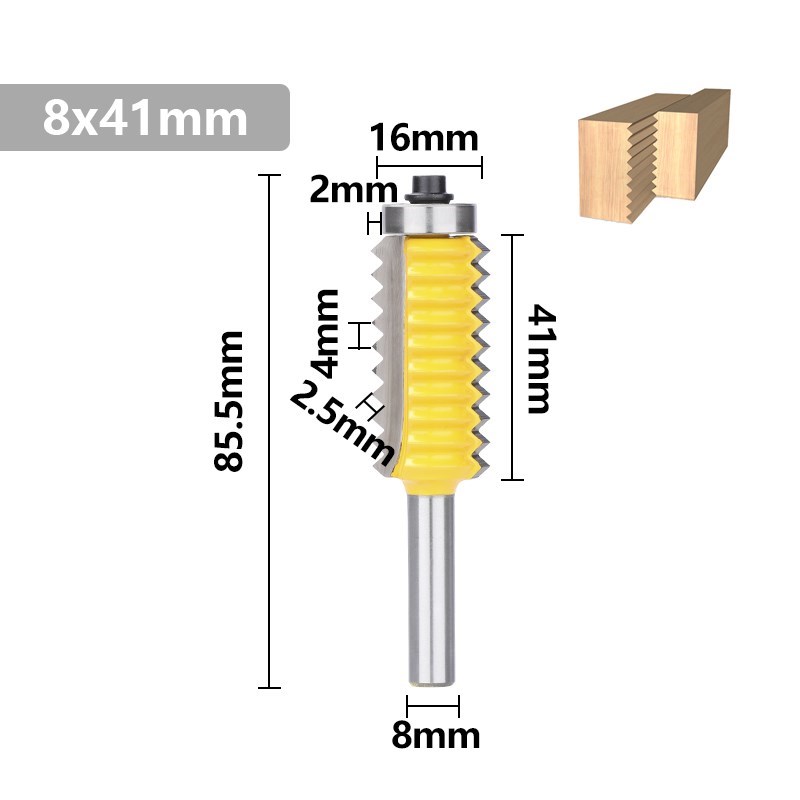1PCS 8mm Shank Finger Joint Gl - مراجعة Woodworking Joint Types وسعره