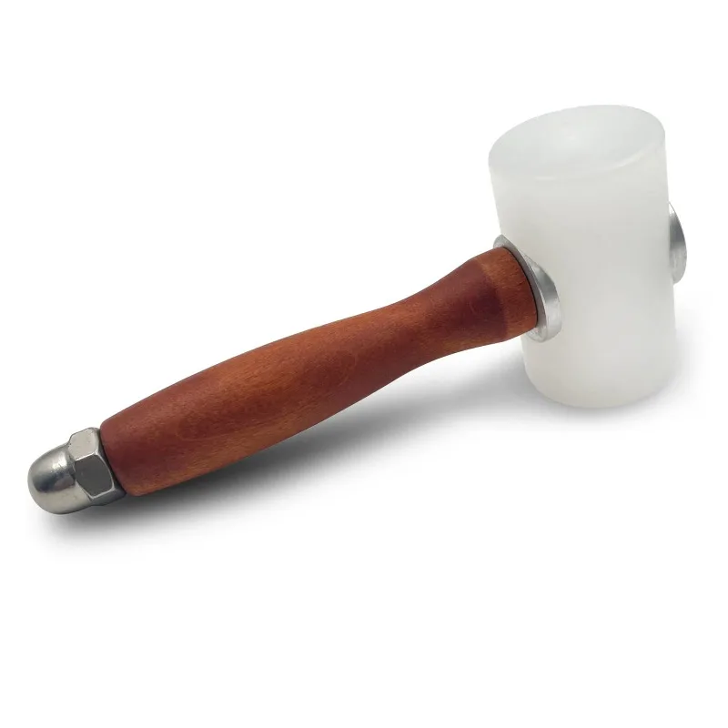 1PC Nylon T Head Wood Handle 7 - مراجعة Wooden Mallet Carving وسعره