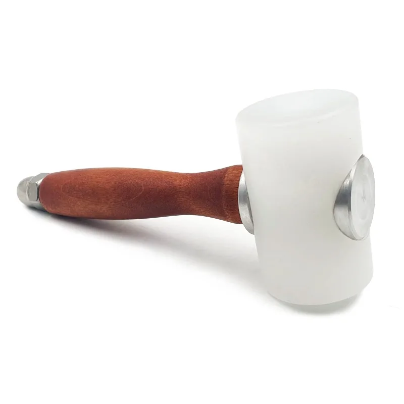 1PC Nylon T Head Wood Handle 7 - مراجعة Wooden Mallet Carving وسعره