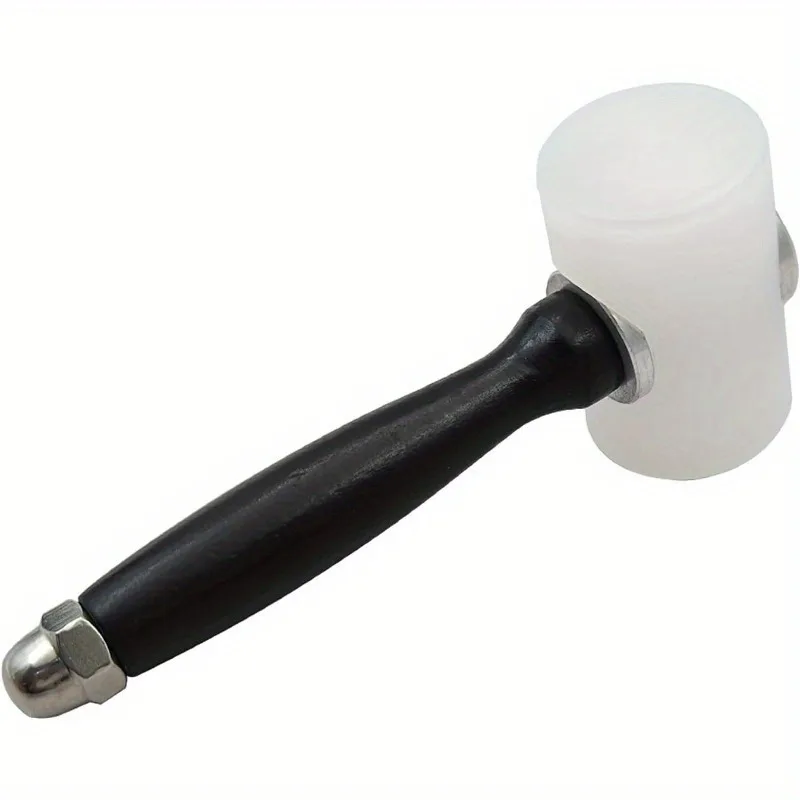1PC Nylon T Head Wood Handle 7 - مراجعة Wooden Mallet Carving وسعره