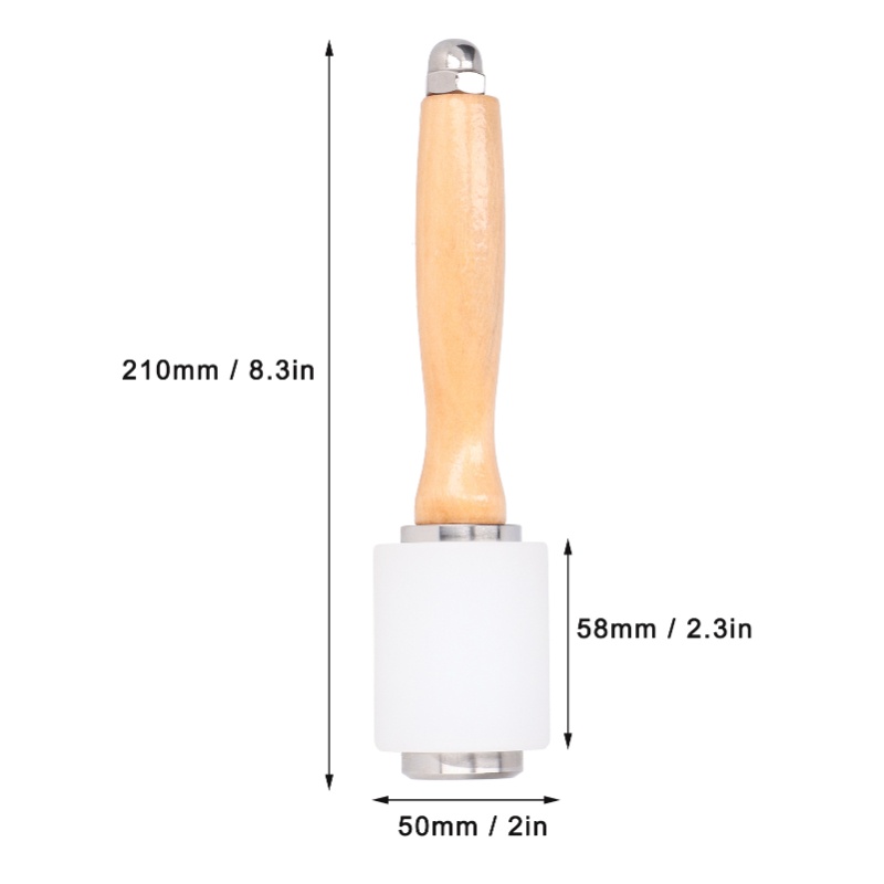 Leather Carving Hammer Nylon D - مراجعة Wooden Mallet Carving وسعره