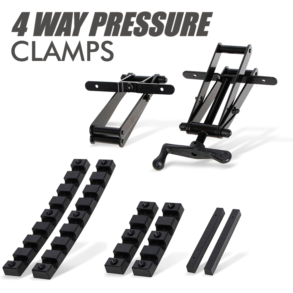 4 Way Pressure Clamps Set Cust - مراجعة Woodworking Z Clips وسعره