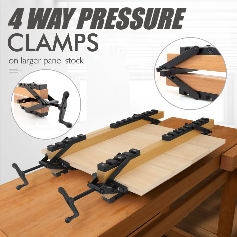 4 Way Pressure Clamps Set Cust - مراجعة Woodworking Z Clips وسعره