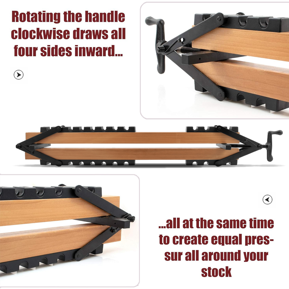 4 Way Pressure Clamps Set Cust - مراجعة Woodworking Z Clips وسعره