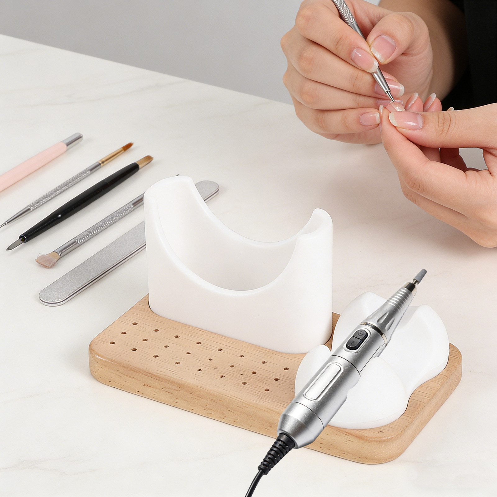 Universal Silicone Nail Drill  - مراجعة Woodworking Drill Bits وسعره
