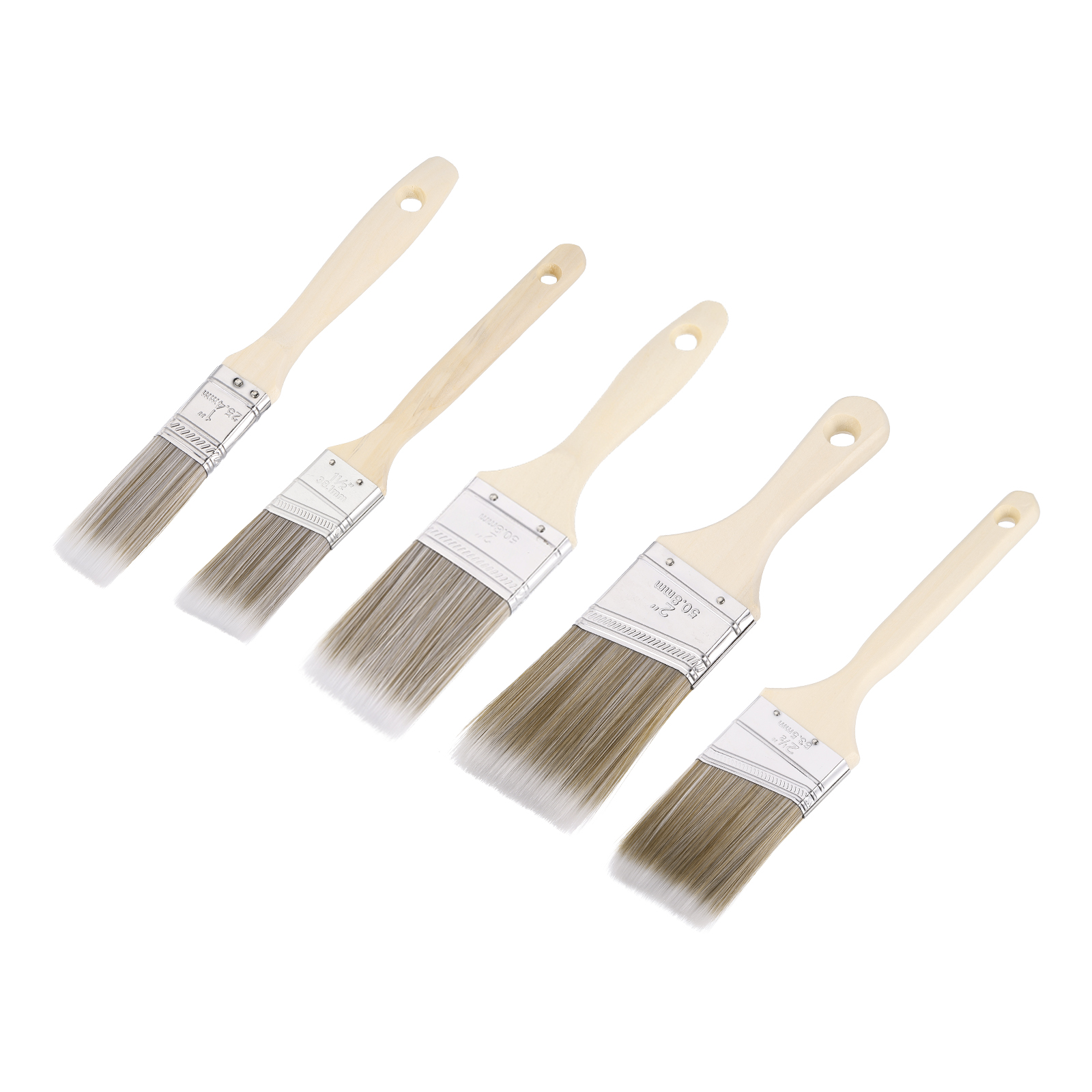 5-12Pcs Paint Brush Flat/Angle - مراجعة Woodworking Oil وسعره