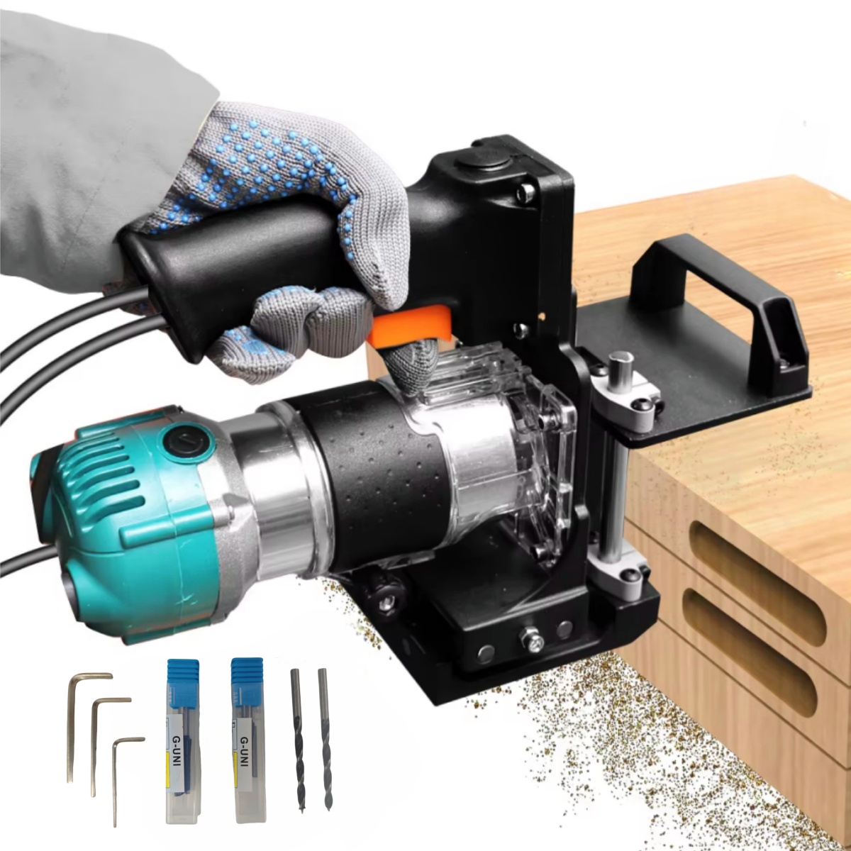 2 In 1 Invisible Fastener Open - مراجعة Woodworking Jointer وسعره