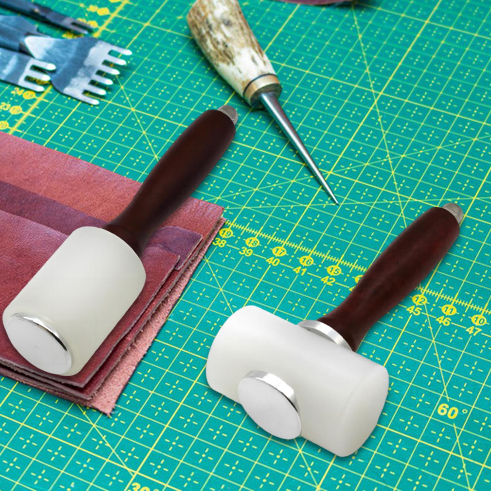 Durable Leathercraft Nylon Ham - مراجعة Wooden Mallet Carving وسعره