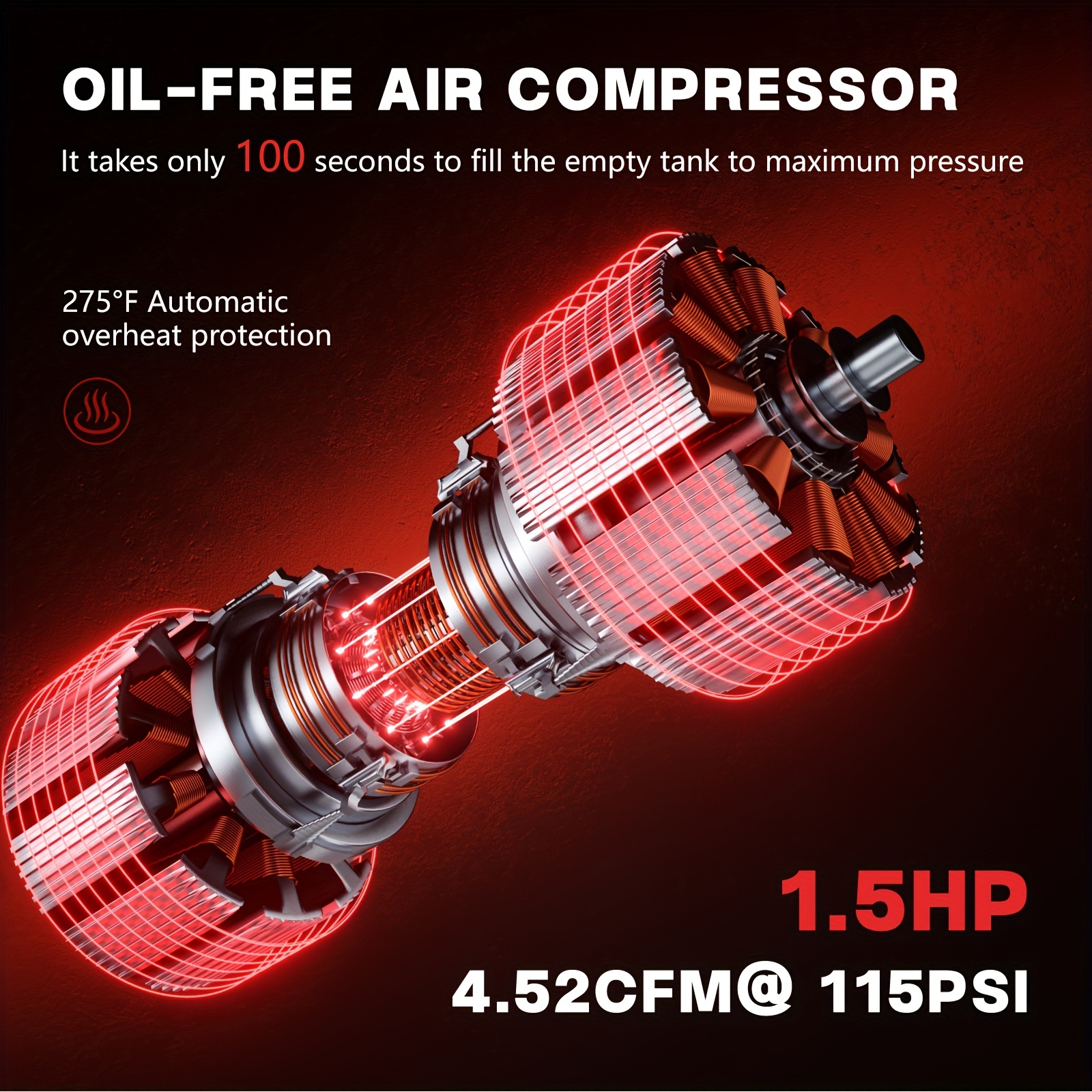 8 Gallon Ultra Quiet Air Compr - مراجعة Woodworking Oil وسعره