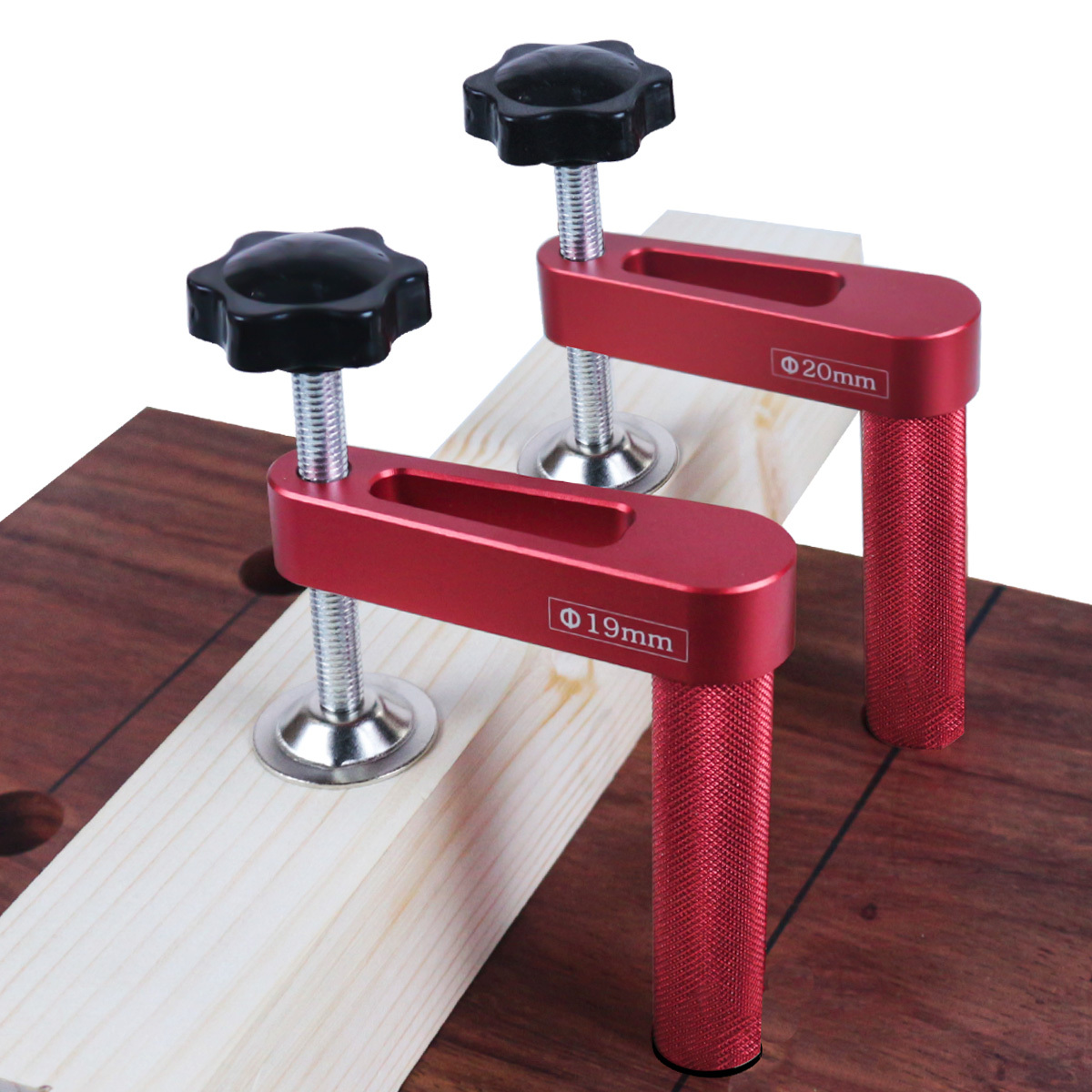 1pc 19mm/20mm Dog Hole Clamp W - مراجعة Woodworking Z Clips وسعره