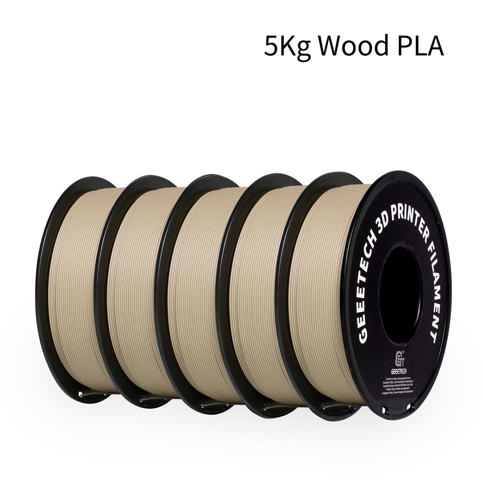 Geeetech Wood PLA 5kg 1.75mm F - مراجعة Woodworking Vacuum Press وسعره