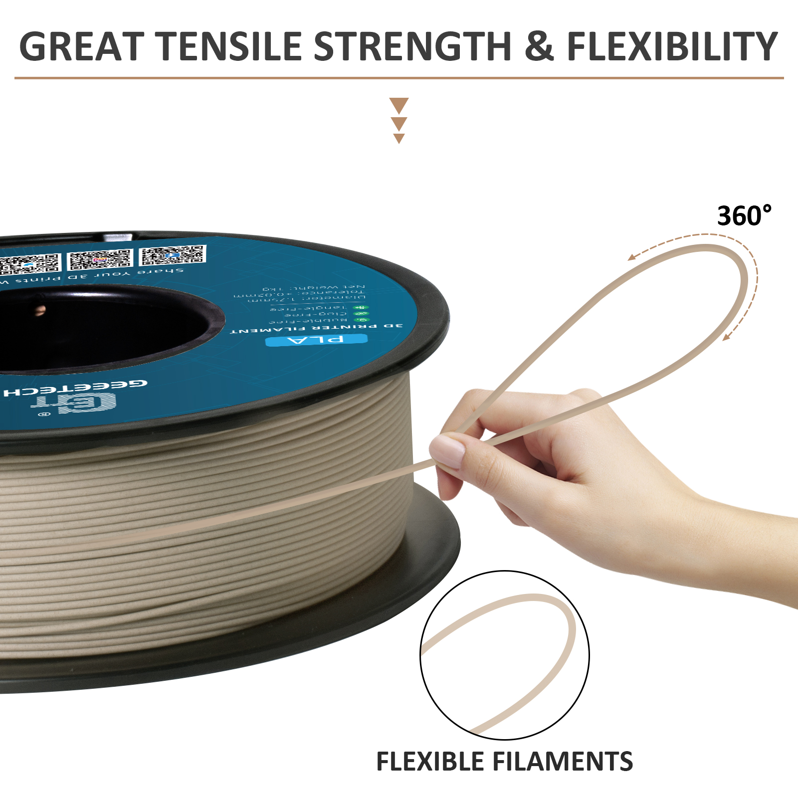 Geeetech Wood PLA 5kg 1.75mm F - مراجعة Woodworking Vacuum Press وسعره
