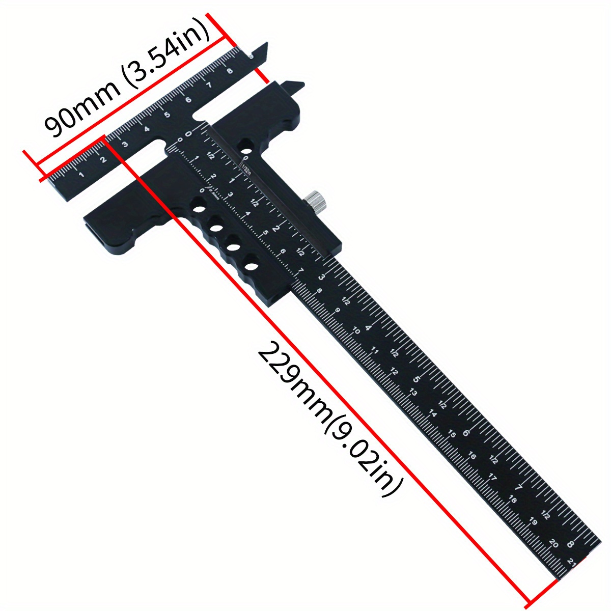 Aluminum Alloy T-Shaped Woodwo - مراجعة Marking Gauge Tool وسعره
