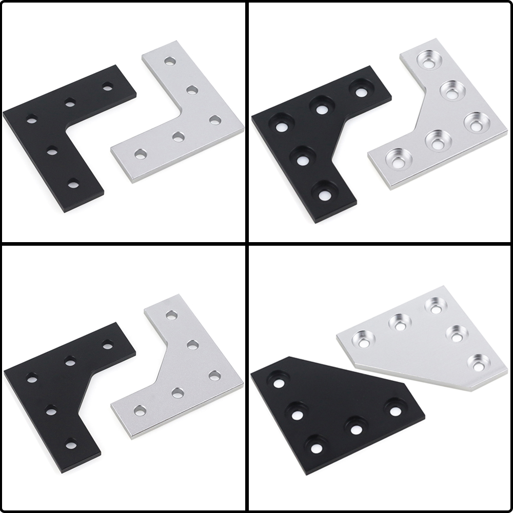 4Pcs L Type 5 Hole 90 Degree J - مراجعة Woodworking Joint Types وسعره