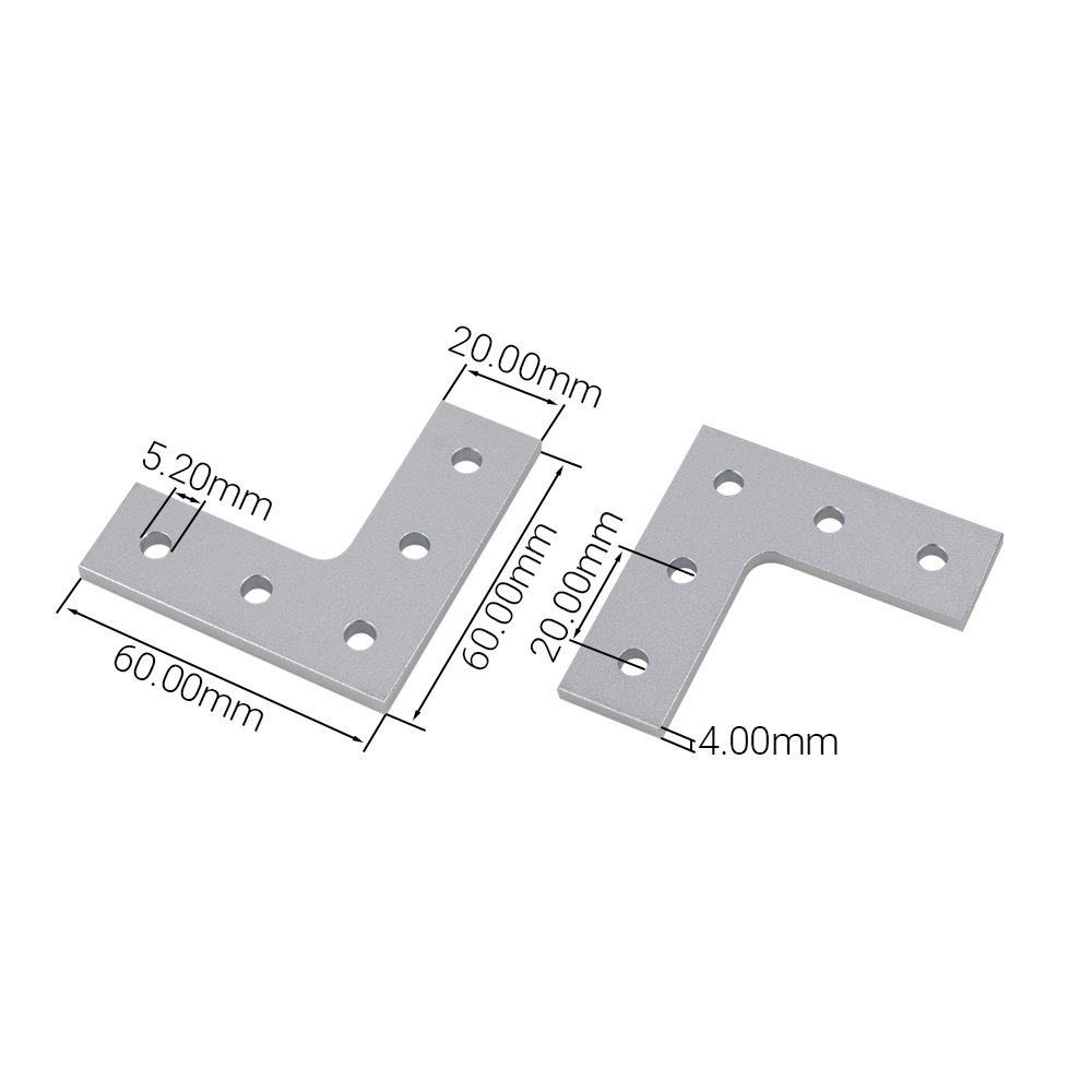 4Pcs L Type 5 Hole 90 Degree J - مراجعة Woodworking Joint Types وسعره