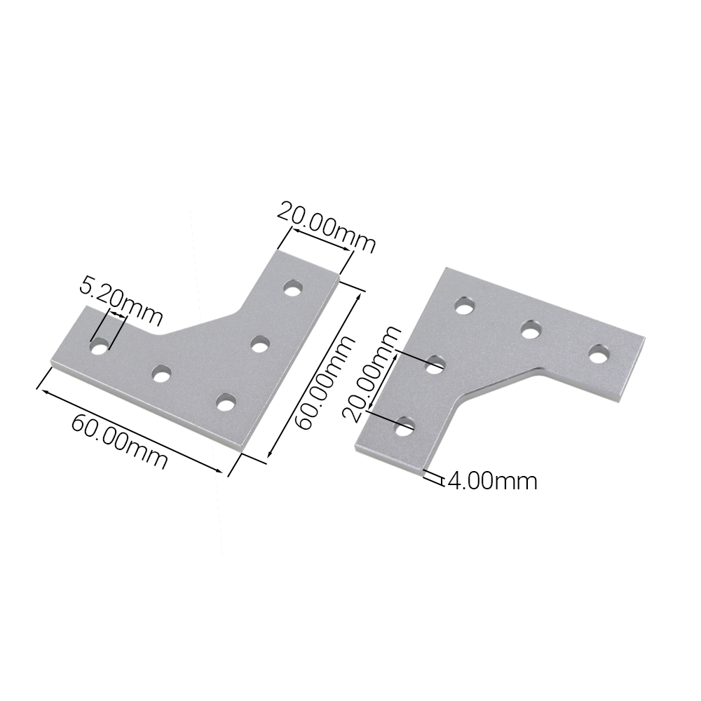 4Pcs L Type 5 Hole 90 Degree J - مراجعة Woodworking Joint Types وسعره