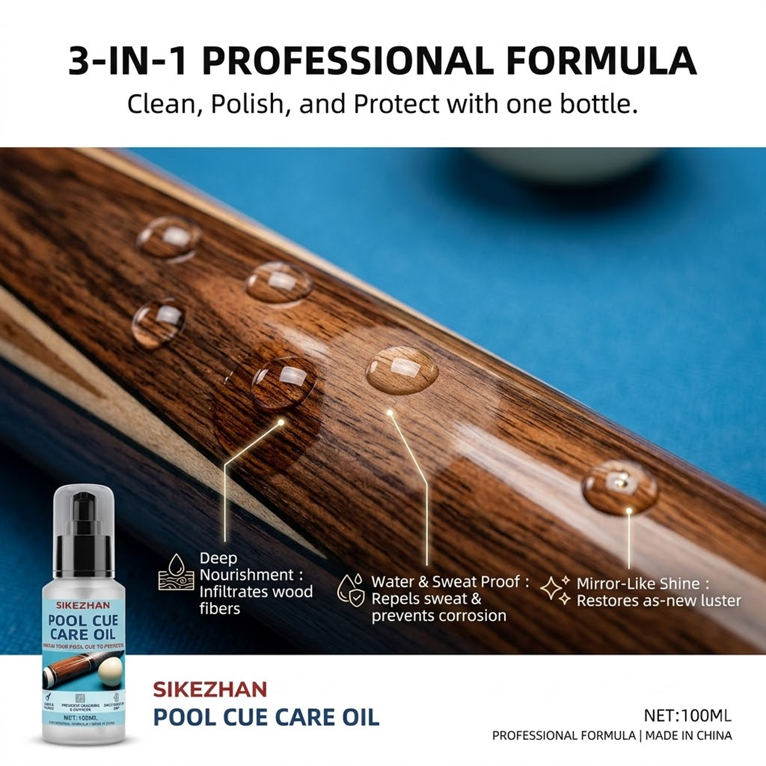 Professional Billiard Snooker  - مراجعة Woodworking Oil وسعره