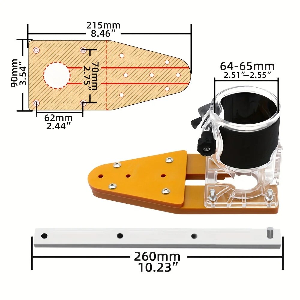 Circle Cutting Jig for Makita  - مراجعة Woodworking Jointer وسعره