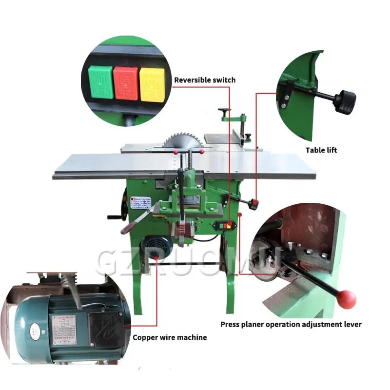 Electric Woodworking Combined  - مراجعة Woodworking Thicknesser وسعره