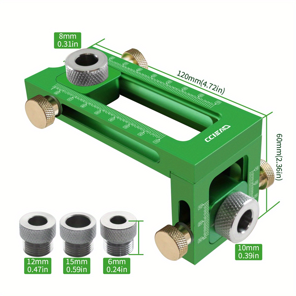 Screw Jig 2-in-1 Adjustable Wo - مراجعة Woodworking Drill Bits وسعره