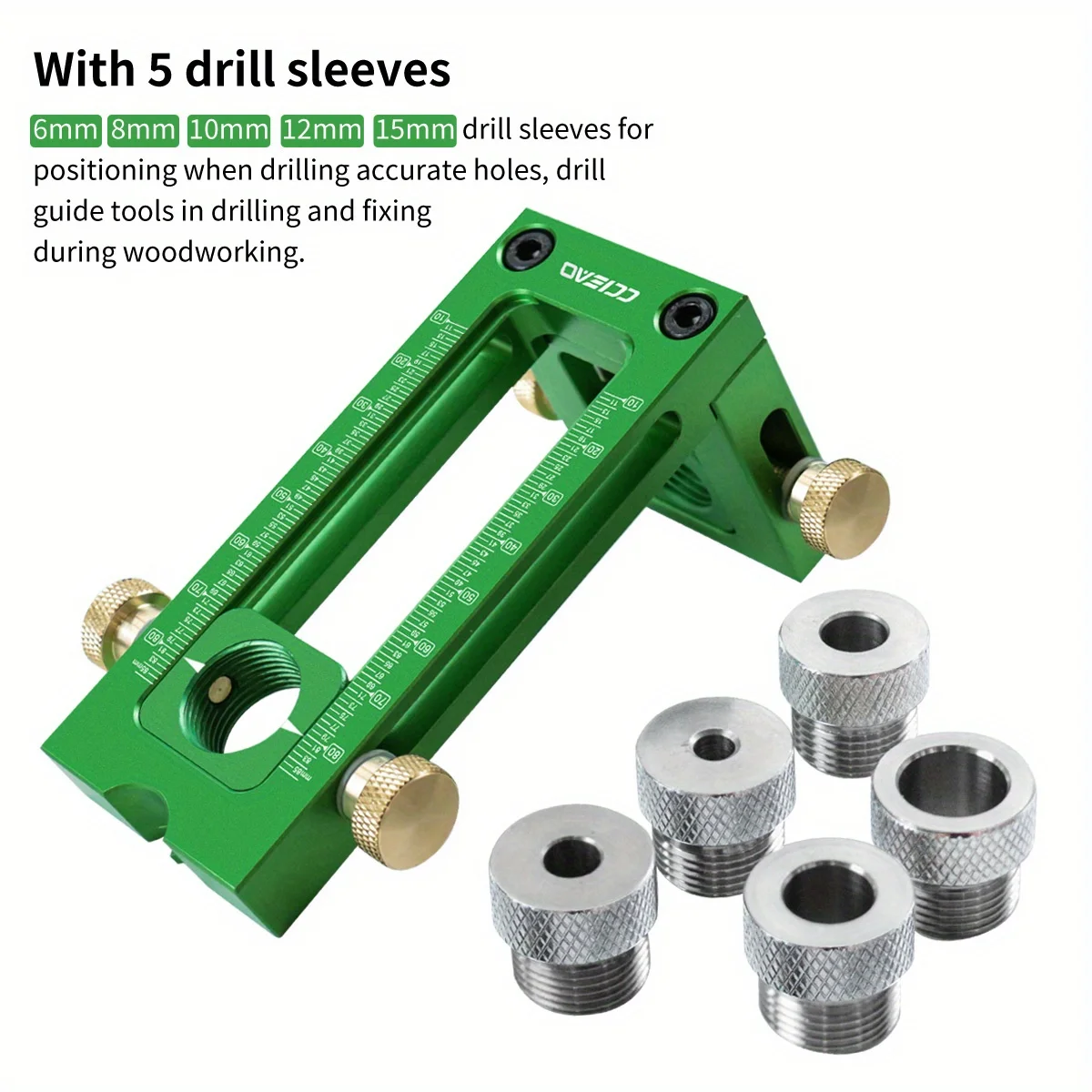 Screw Jig 2-in-1 Adjustable Wo - مراجعة Woodworking Drill Bits وسعره