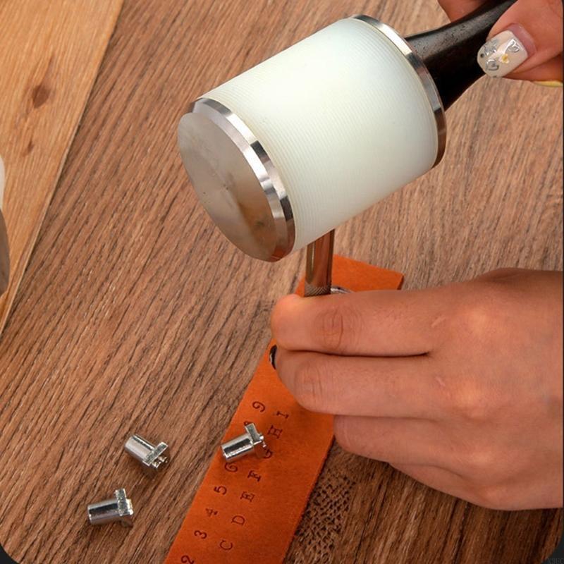 DIY Leather Crafts Mallet Long - مراجعة Wooden Mallet Carving وسعره
