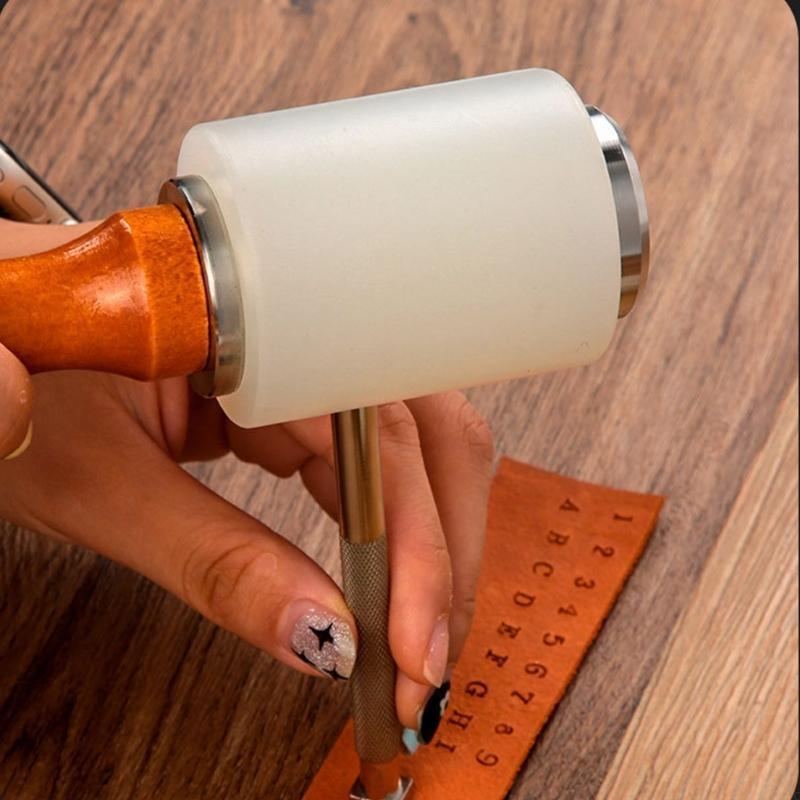 DIY Leather Crafts Mallet Long - مراجعة Wooden Mallet Carving وسعره