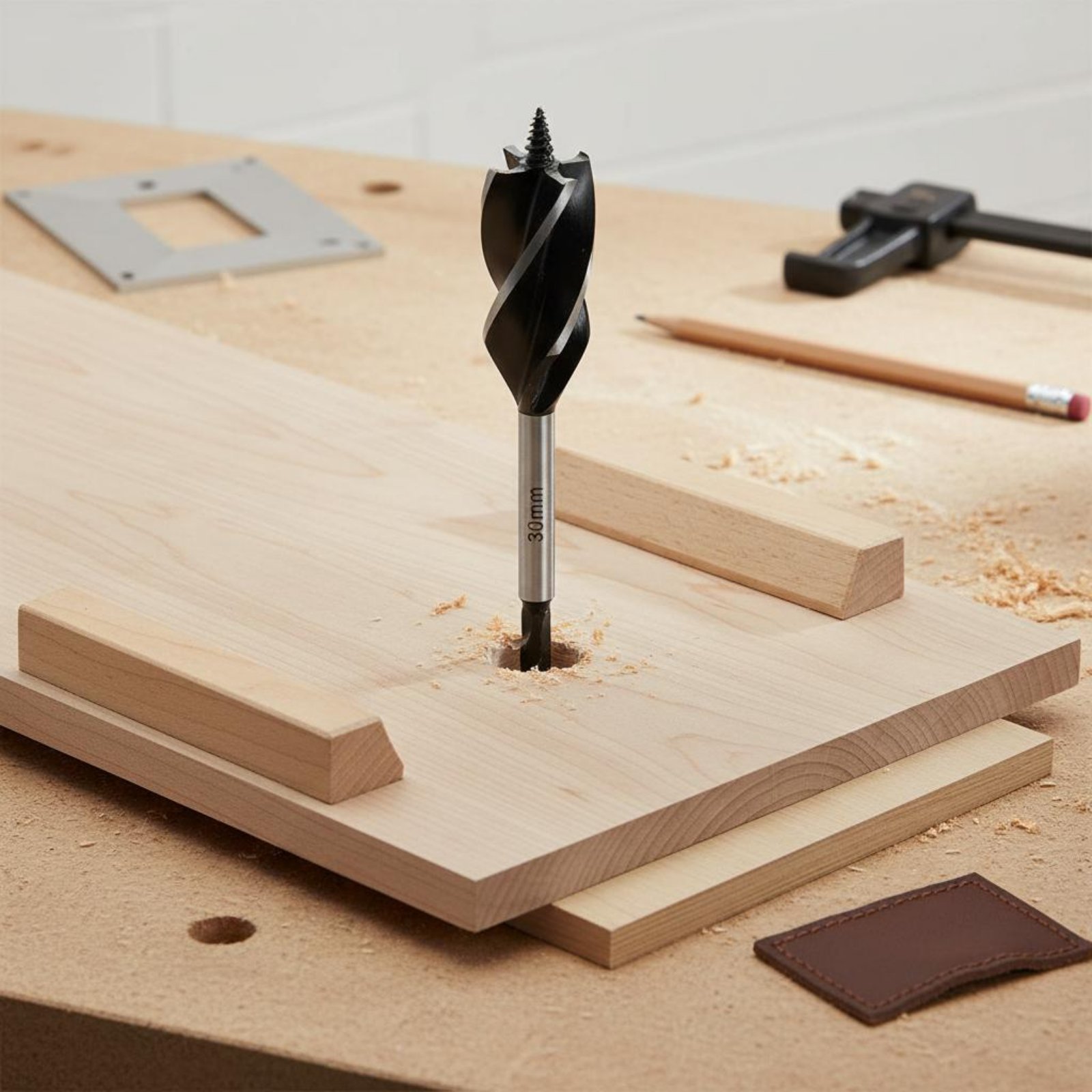 Door Lock Hole Cutter Screw Ti - مراجعة Woodworking Drill Bits وسعره
