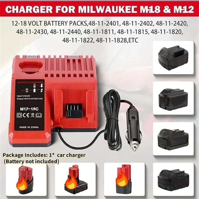 Brand new Car charger for Milw - مراجعة Woodworking Brand وسعره
