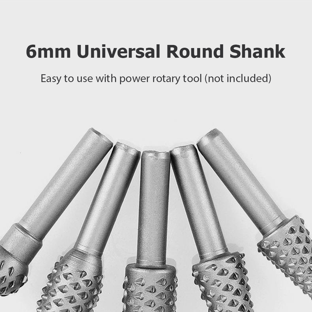 5pcs Woodworking Rotary File S - مراجعة Woodworking Drill Bits وسعره